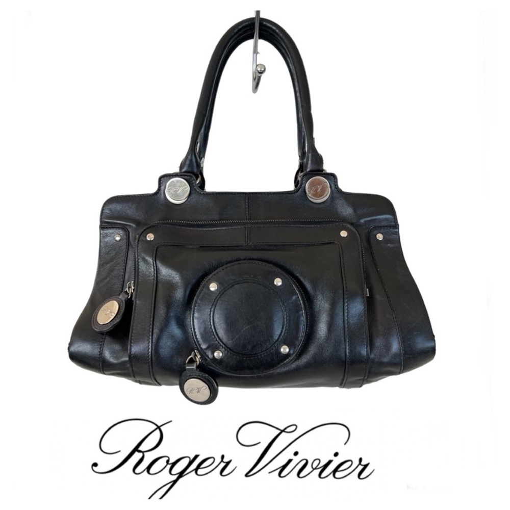 🔥 FINAL SALE 🔥 Authentic & Vintage Roger Vivier Genuine Leather Satchel